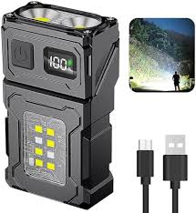 Multifunctional COB Flashlight Ajustable Angle LED Portable - Image 2