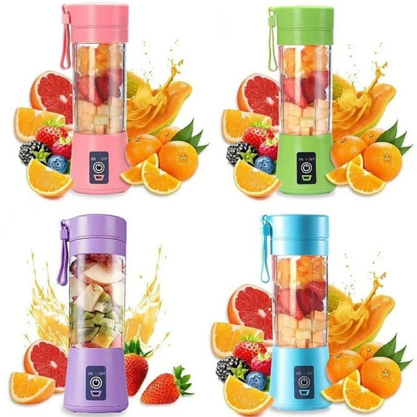 Bottle Fruit Smoothie Lemon Orange Juicing Cup Mini Blender